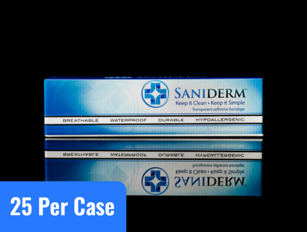 Saniderm 10 in by 8 yds professional tattoo aftercare bandage roll.