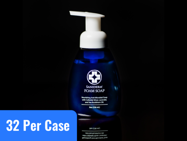 Saniderm foam soap bottle product image.